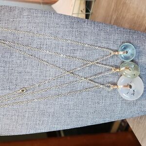 18 inch crystal donut necklaces Each Sold Seperately